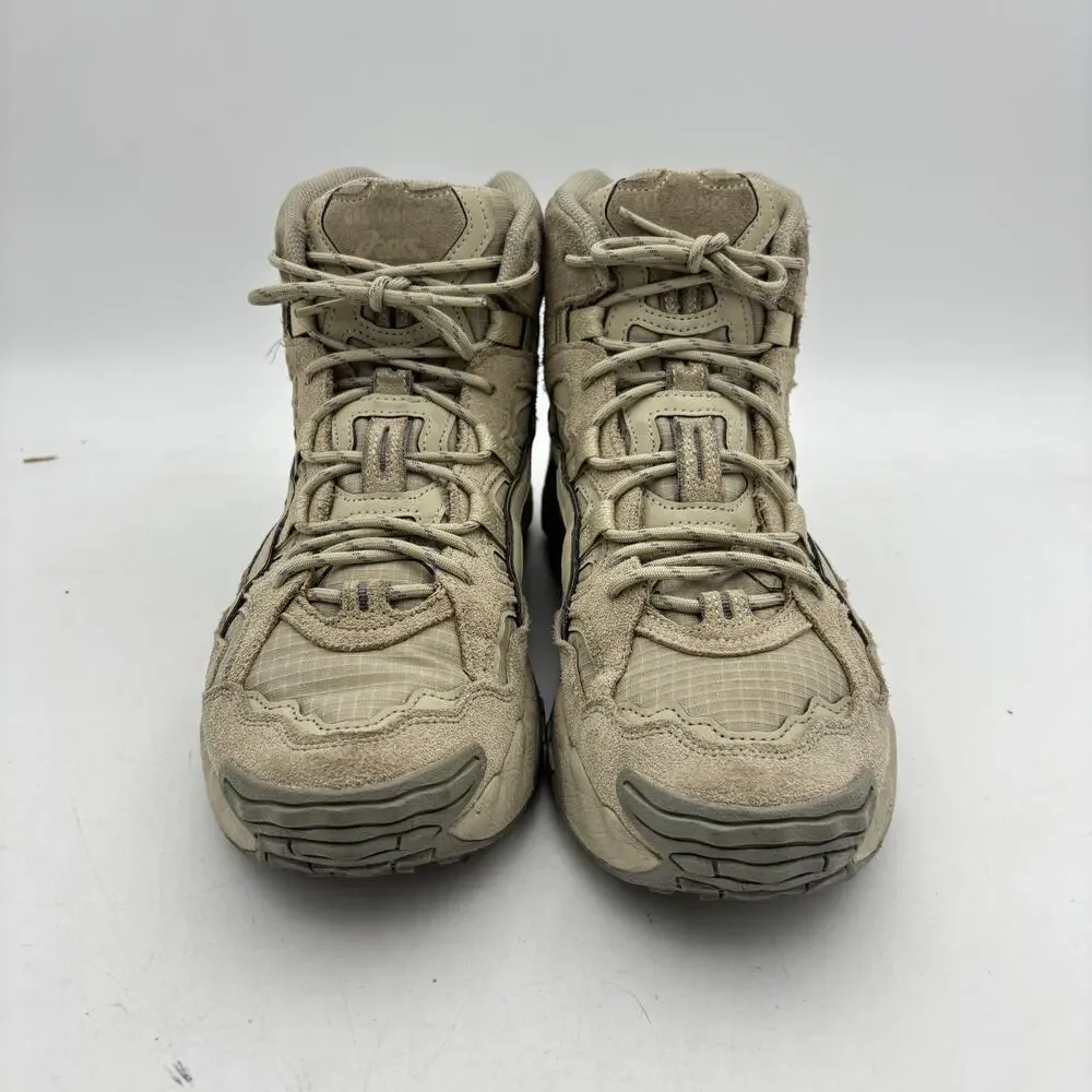 ASICS GEL Nandi Hi Tan Suede Trail Sneaker Boots Mens 11.5 Tactical Gorpcore